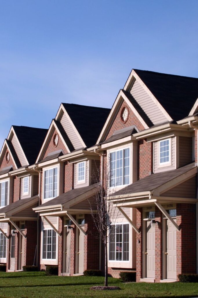 Townhomes can be freehold or condo depending on ownership type